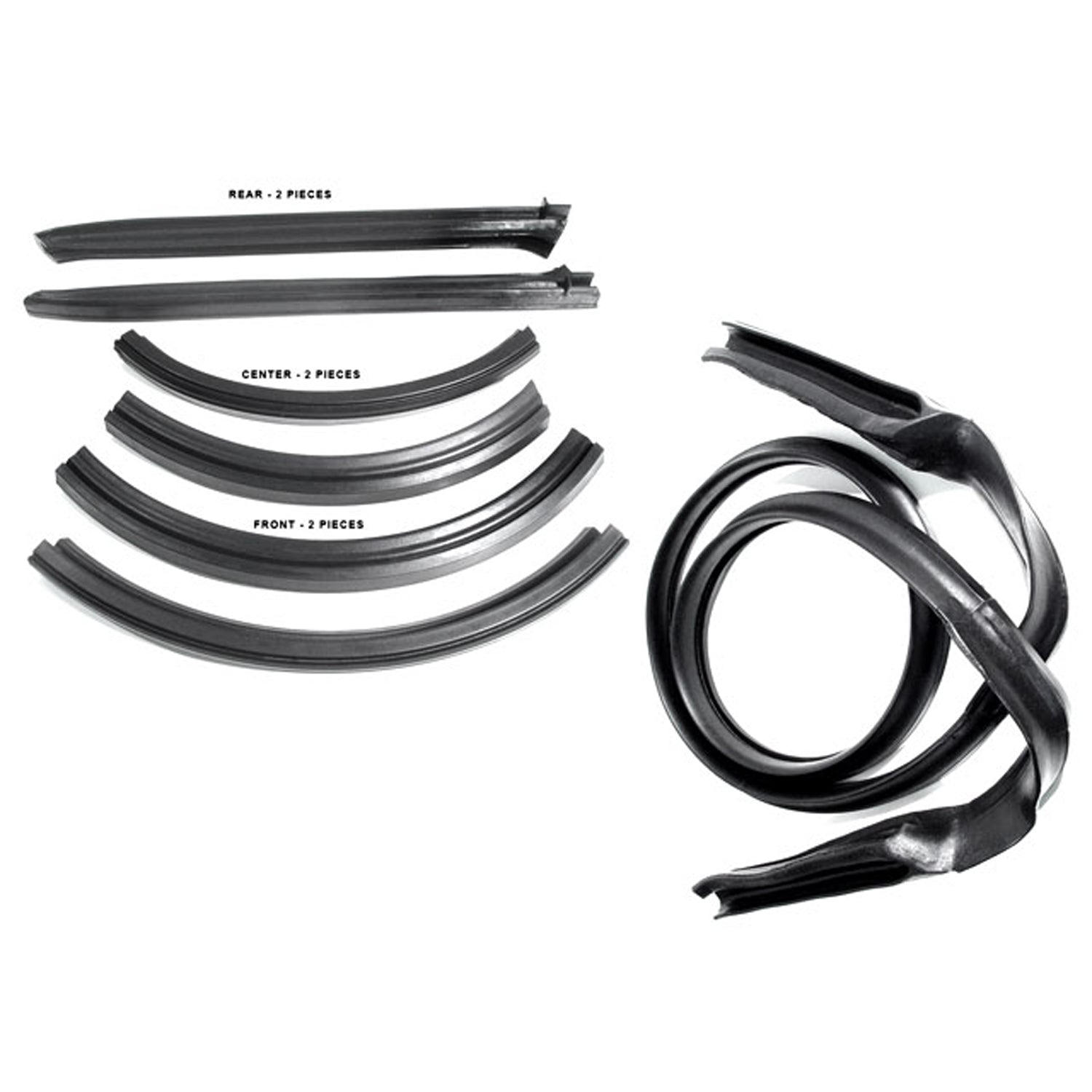 Convertible Top Seal Set For Dodge Dart 1962, Polara 1962-1964; RR 4500-E