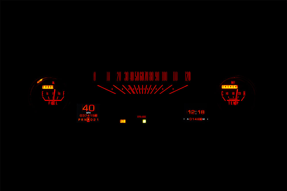 1965-66 Ford Truck Custom Dakota Digital RTX Gauges