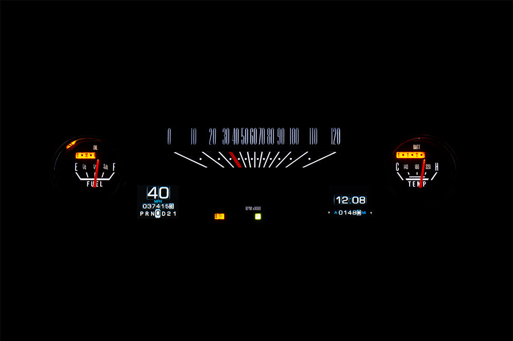 1965-66 Ford Truck Custom Dakota Digital RTX Gauges