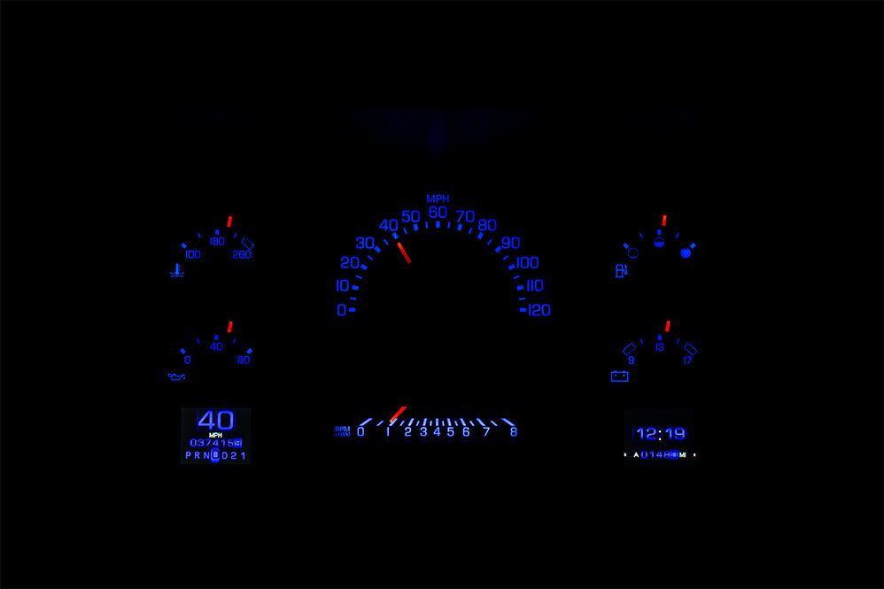 1988-91 Chevy and GMC Truck / SUV Dakota Digital RTX Gauges