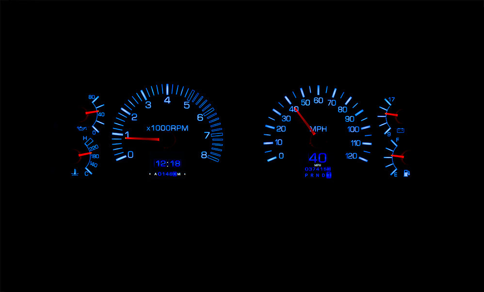 1991-97 Toyota FJ80 Dakota Digital RTX Gauges