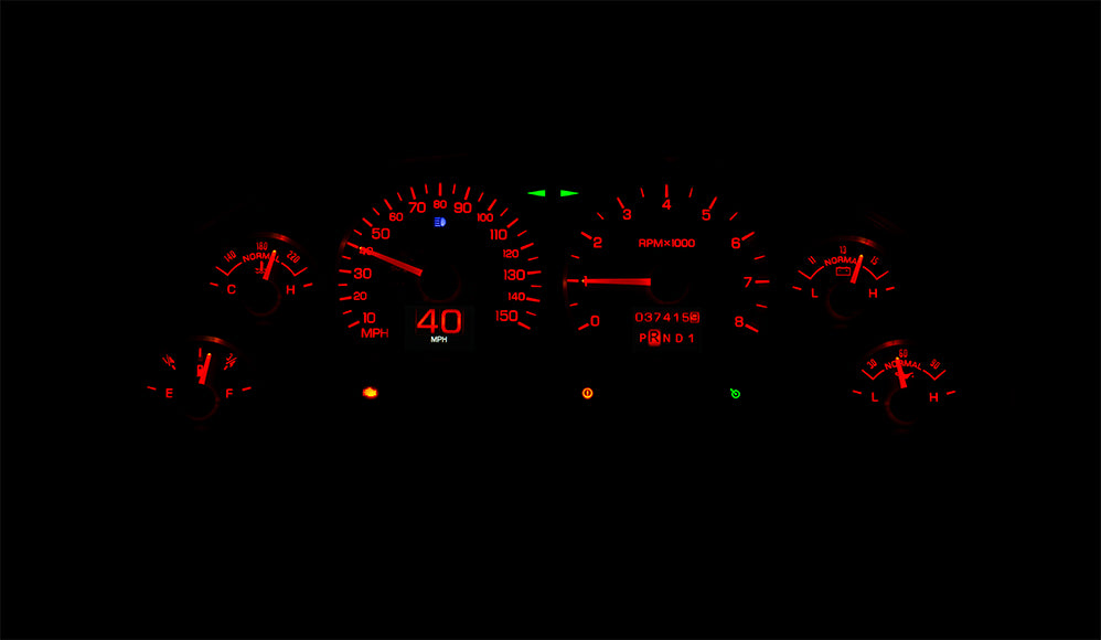 1994-98 Ford Mustang Dakota Digital RTX Gauges