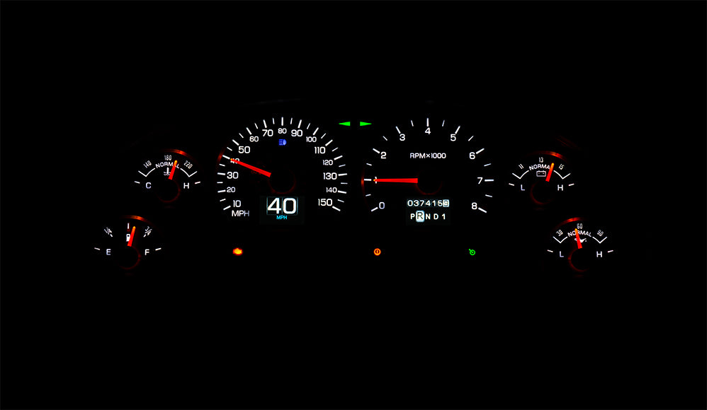 1994-98 Ford Mustang Dakota Digital RTX Gauges