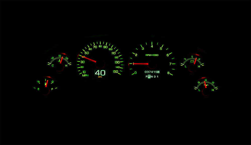 1994-98 Ford Mustang Dakota Digital RTX Gauges