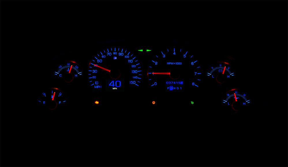 1994-98 Ford Mustang Dakota Digital RTX Gauges