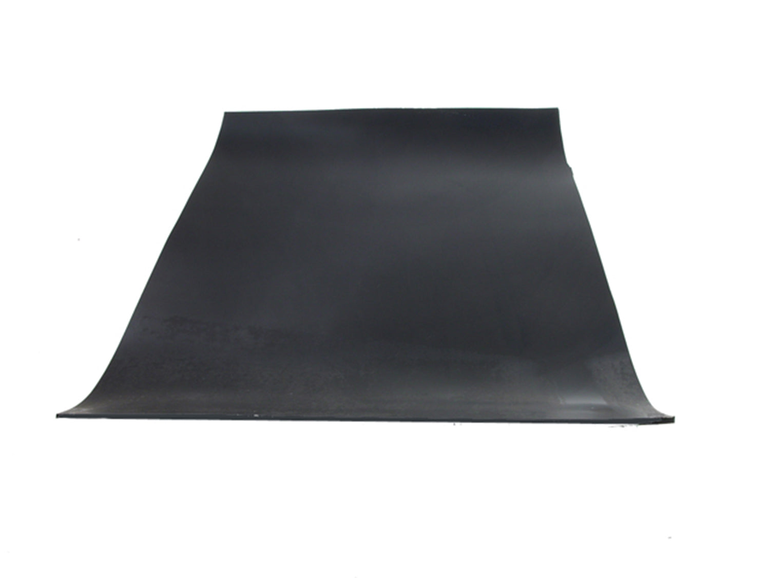 Solid Rubber Sheet 10" Wide, 14" Length, 1/8" Thick; S 18-1014