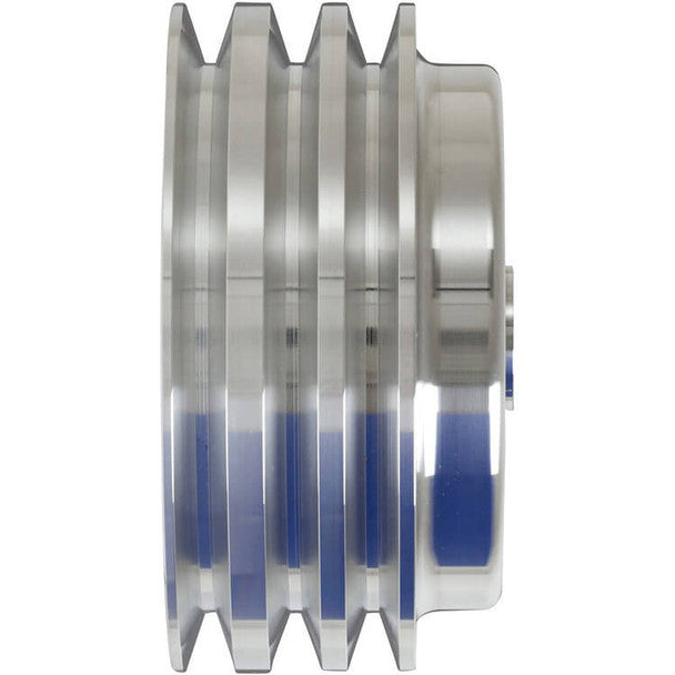 Small Block Chevy Long Water Pump Aluminum 3 Groove Crankshaft Pulley