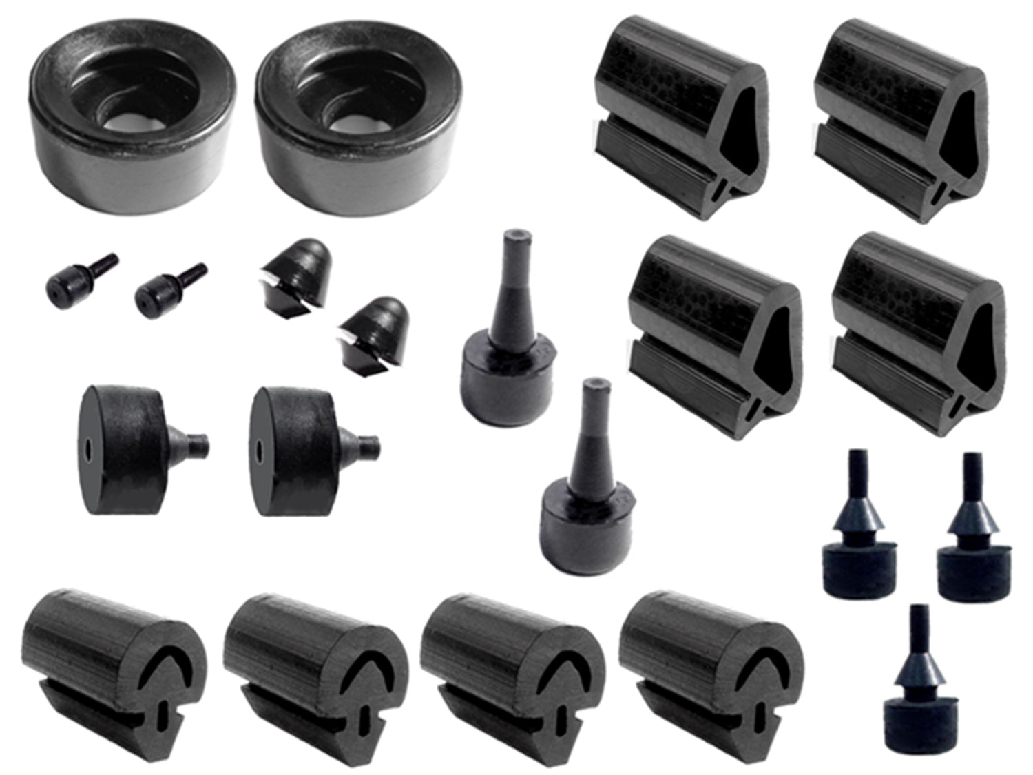 Snap-In-Bumper Kit 18-Piece For Dodge Charger 1968-1970; SBK 2323