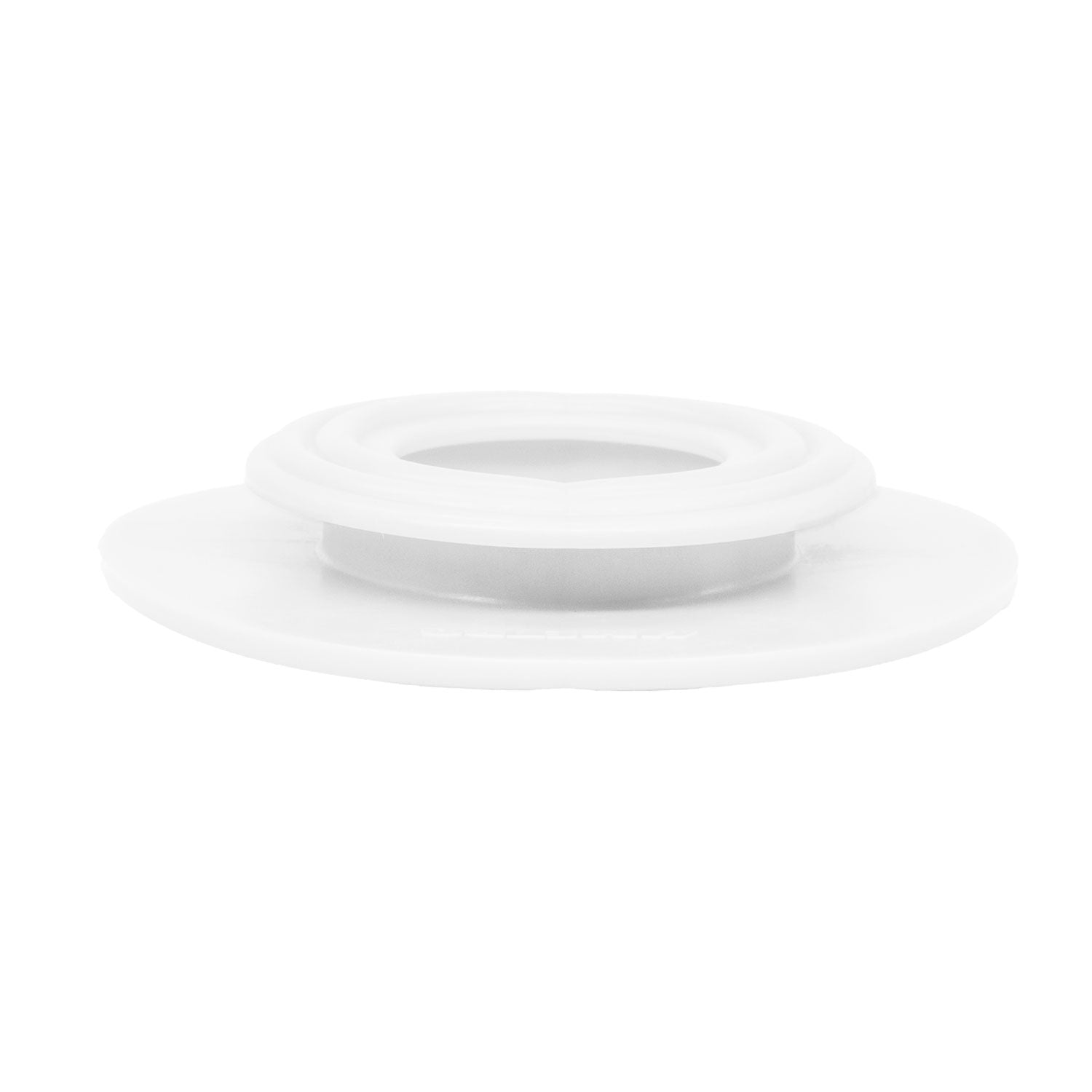 Dimmer Switch Grommet 2-1/2" flange, 1" I.D, White, Rubber; SM 80-I