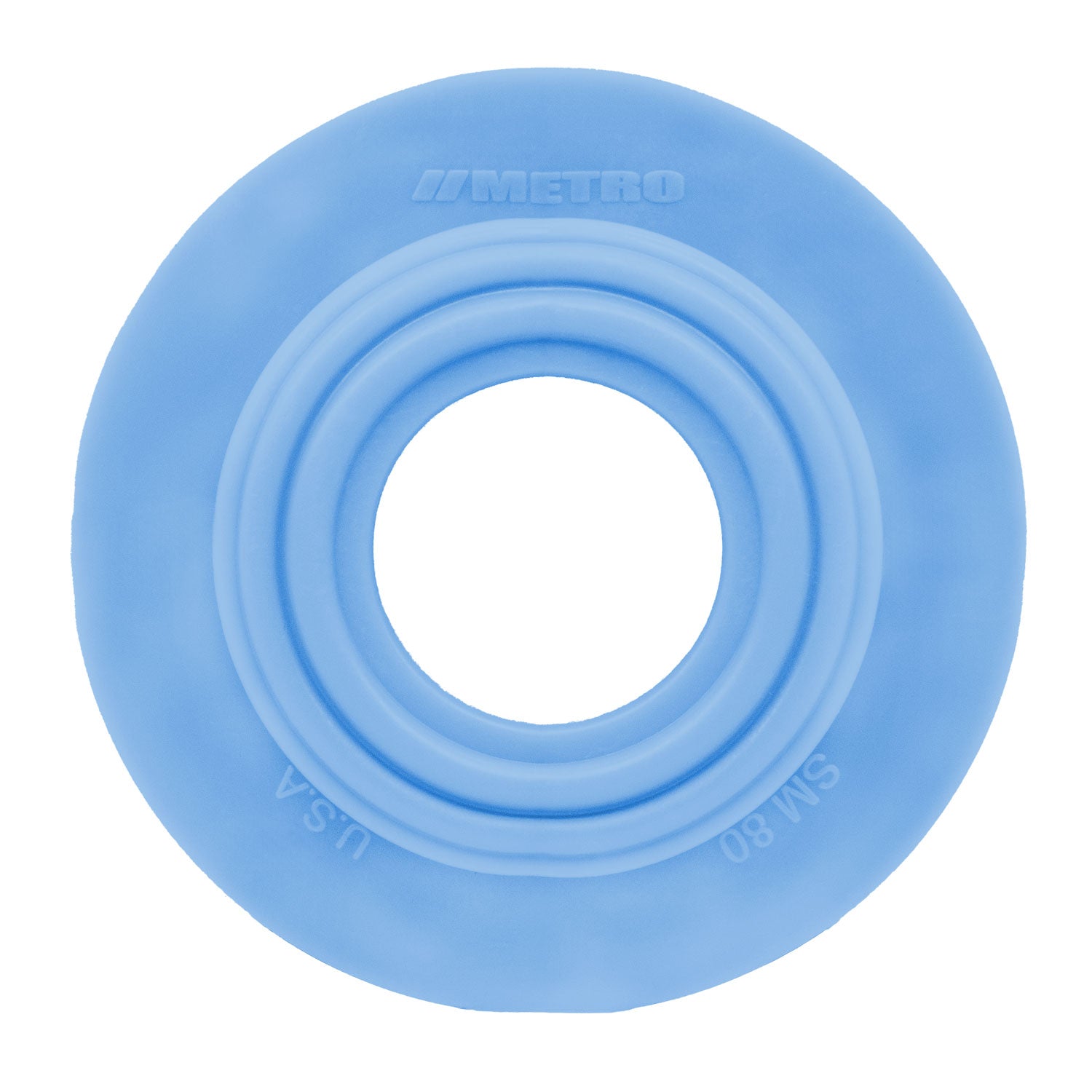 Dimmer Switch Grommet 2-1/2" flange, 1" I.D, Wedgwood Blue, Rubber; SM 80-L