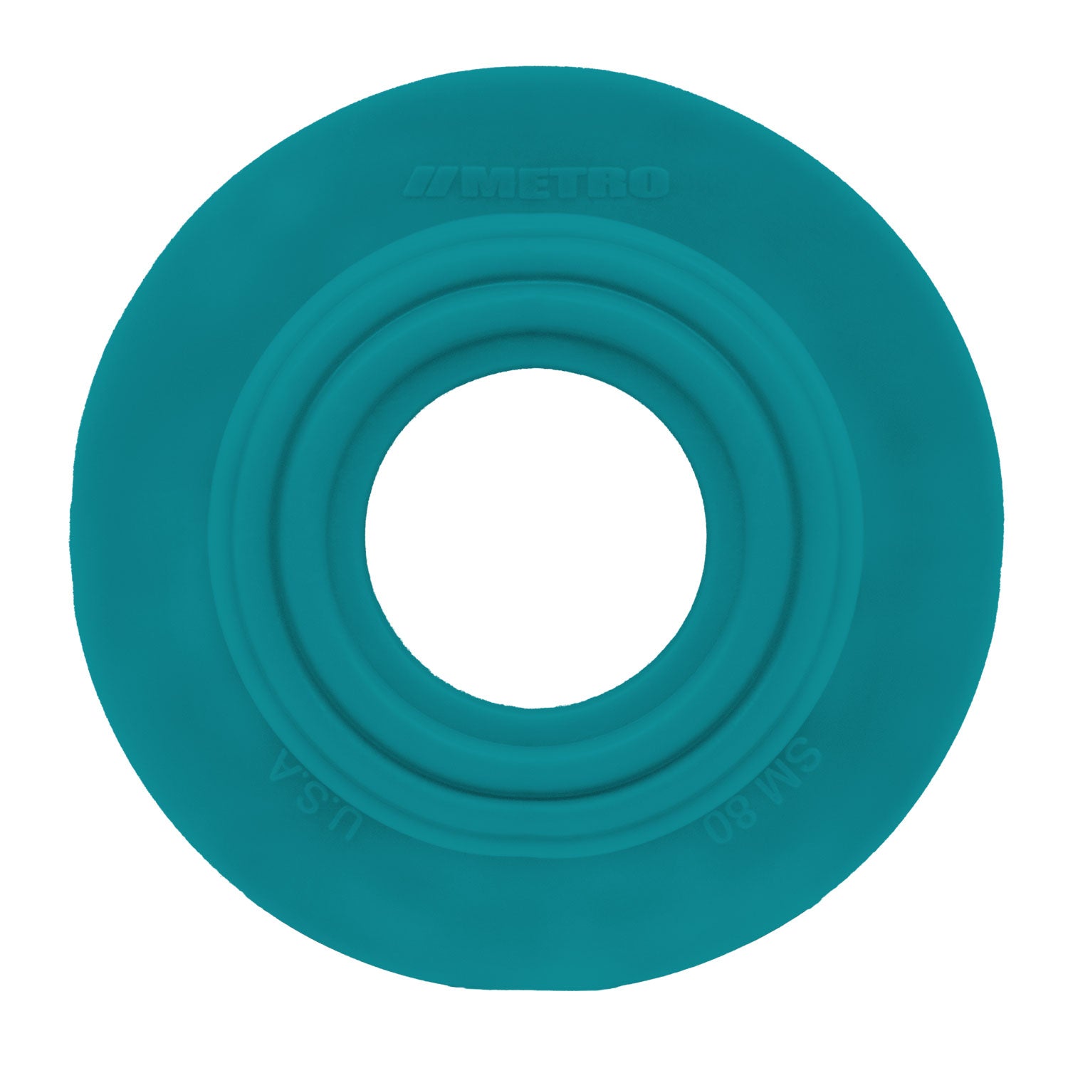 Dimmer Switch Grommet 2-1/2" flange, 1" I.D, Teal Green, Rubber; SM 80-M