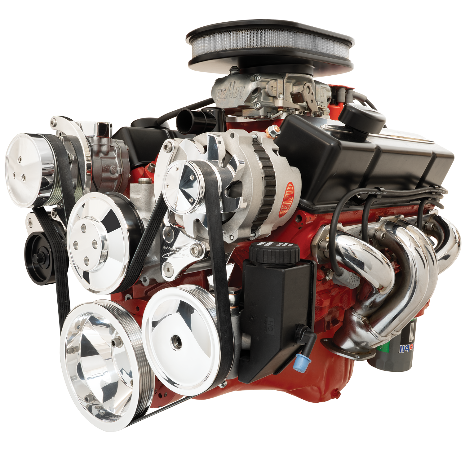 Small Block Chevy Street Trac Serpentine System - Billet Specialties