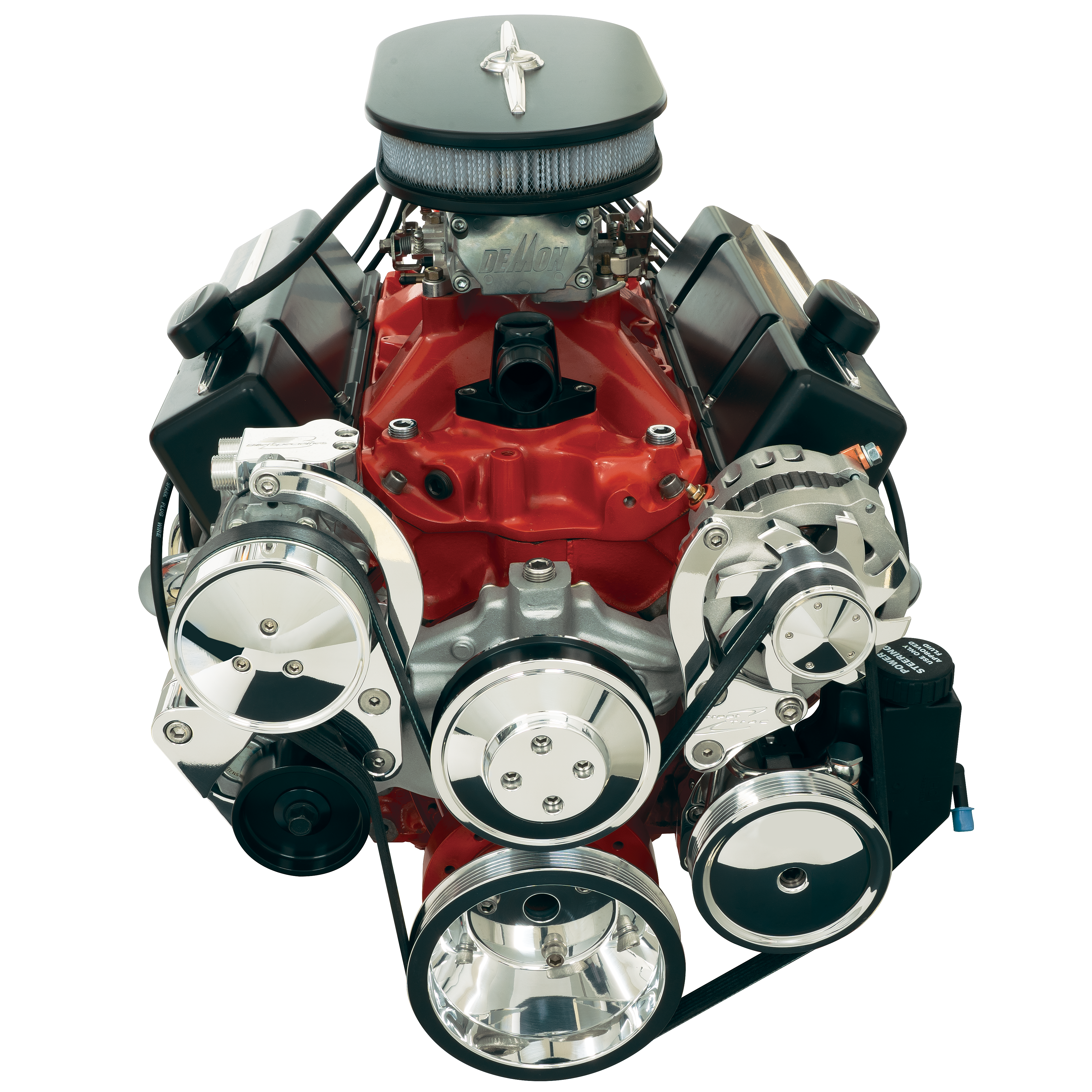 Small Block Chevy Street Trac Serpentine System - Billet Specialties