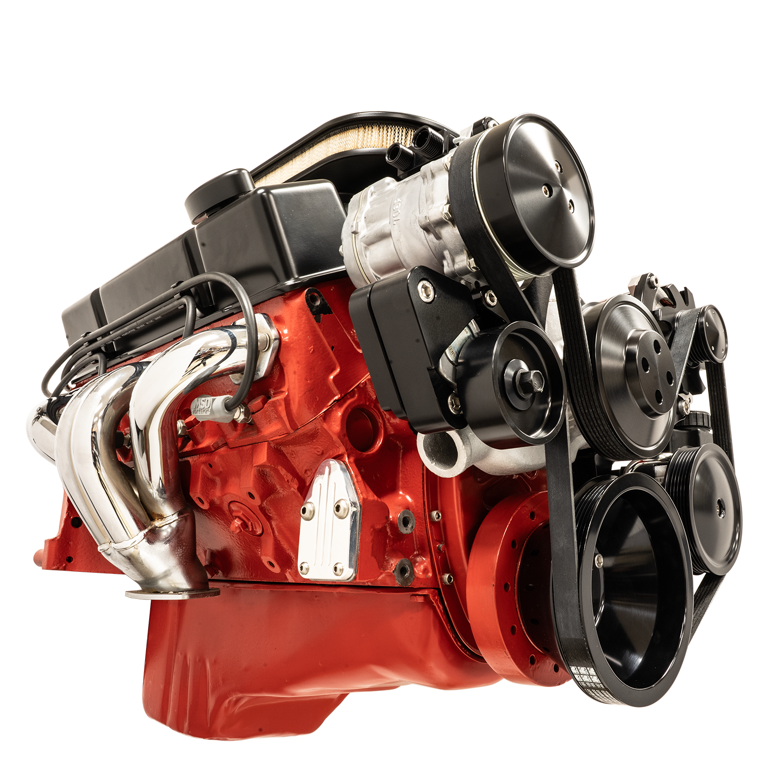 Small Block Chevy Street Trac Serpentine System - Billet Specialties