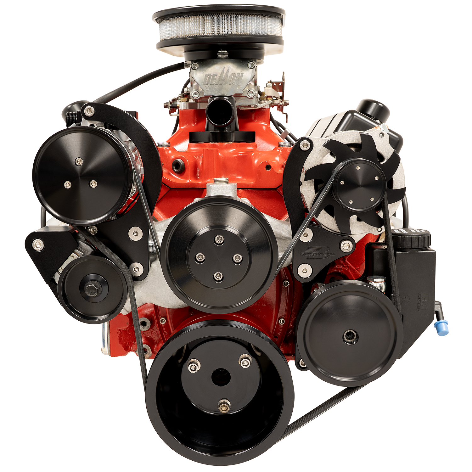 Small Block Chevy Street Trac Serpentine System - Billet Specialties