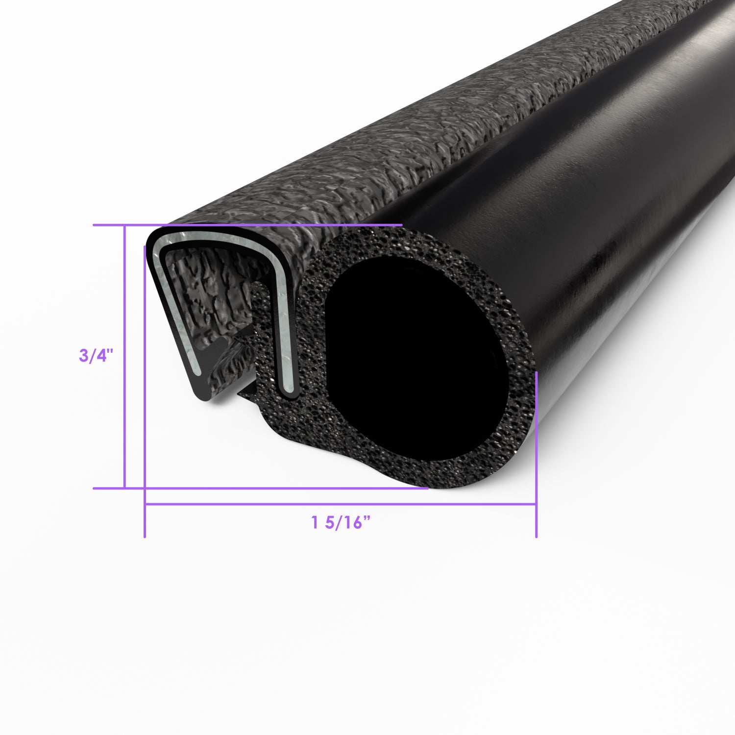 Pinchweld Trim Seal 12' length; TS 1-12
