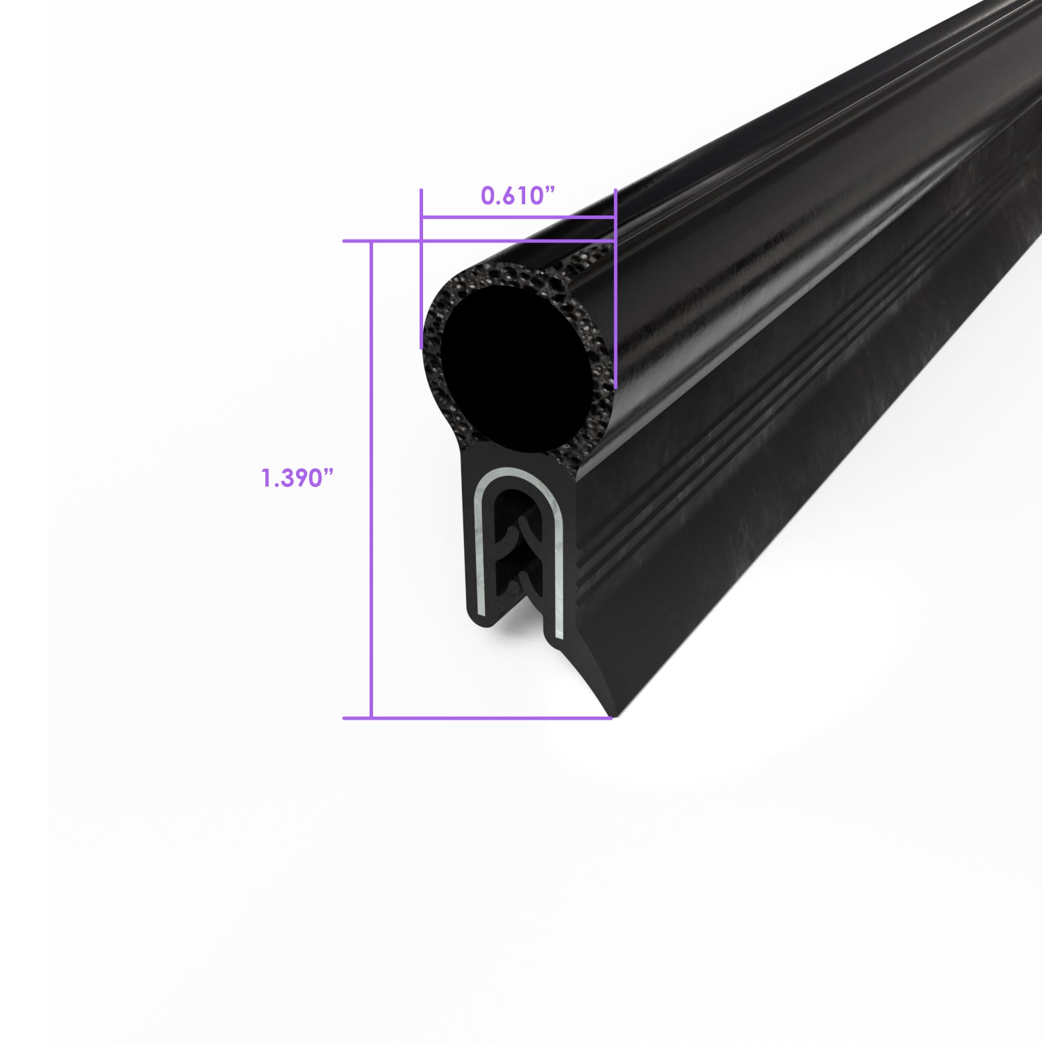 Trunk/Hatchback With Bulb Seal; TS 3-A/20 20'
