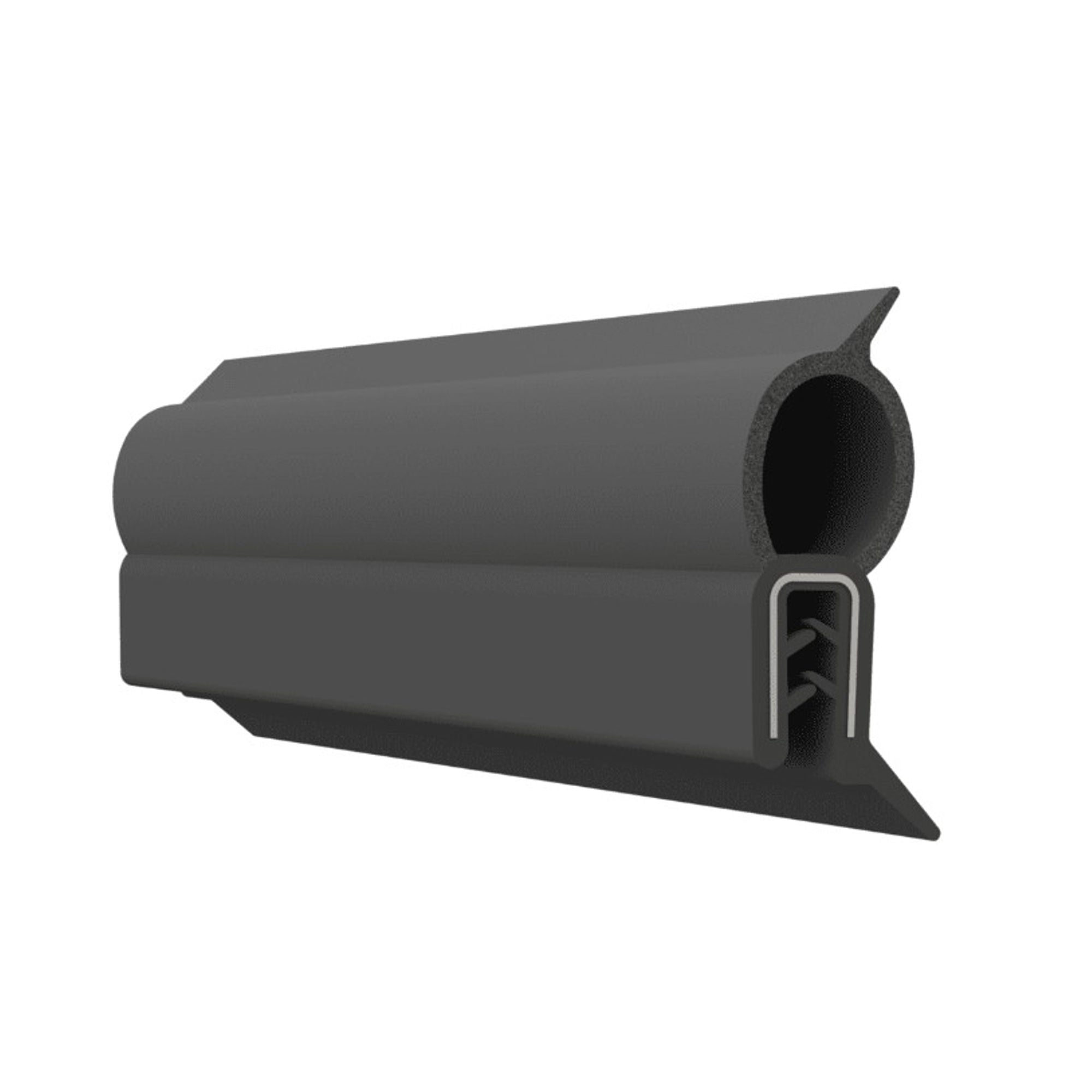 Pinchweld Trim Seal. Made of all rubber, with a steel core ; TS 3-C