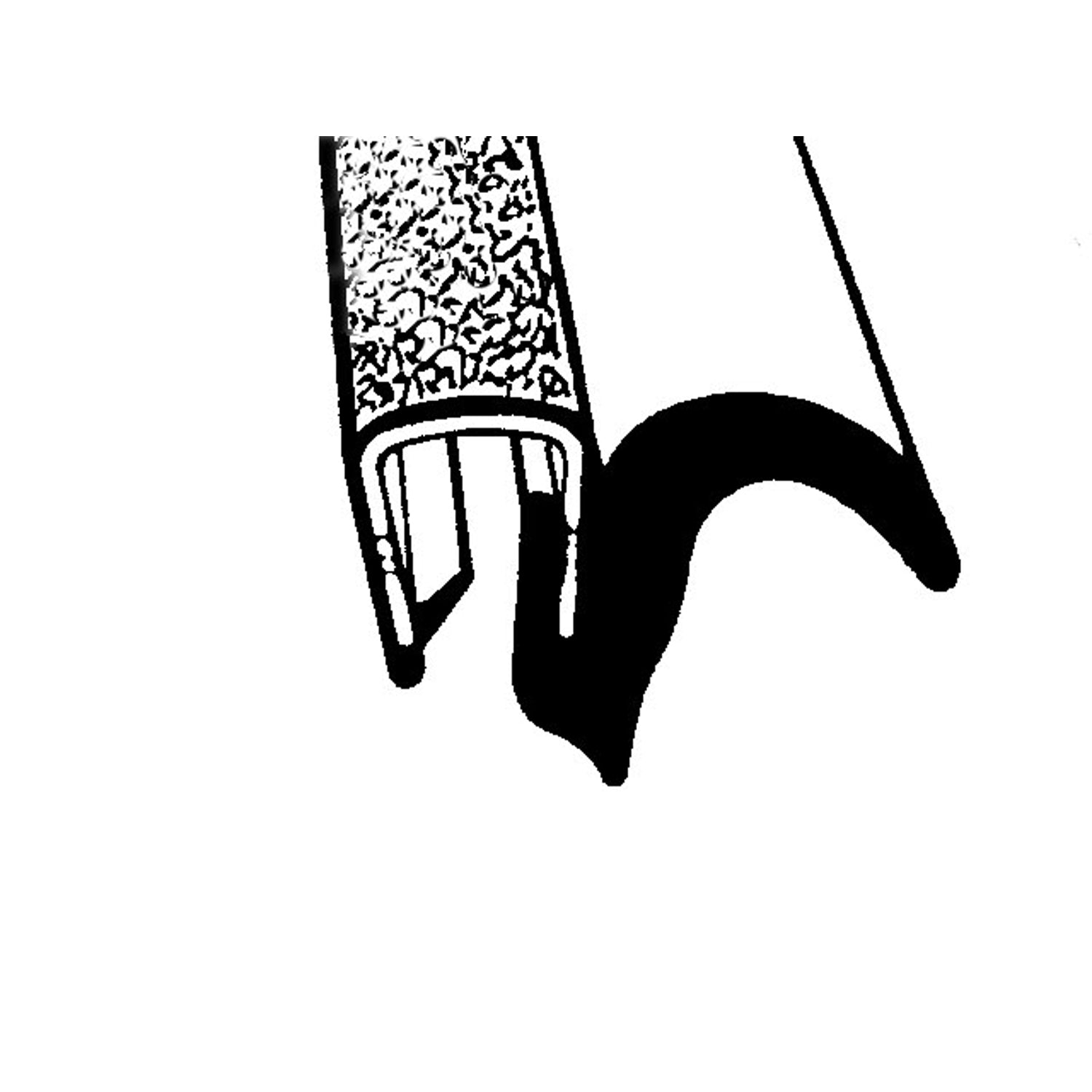 Pinchweld Trim Seal 25' length; TS 7-25