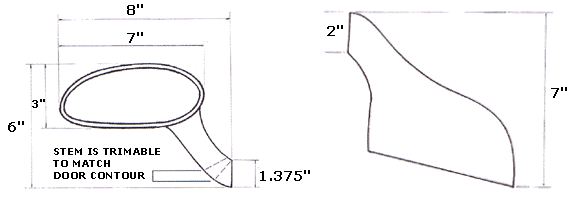 Vision Hot Rod Concepts VF4 Series Side Rearview Mirrors