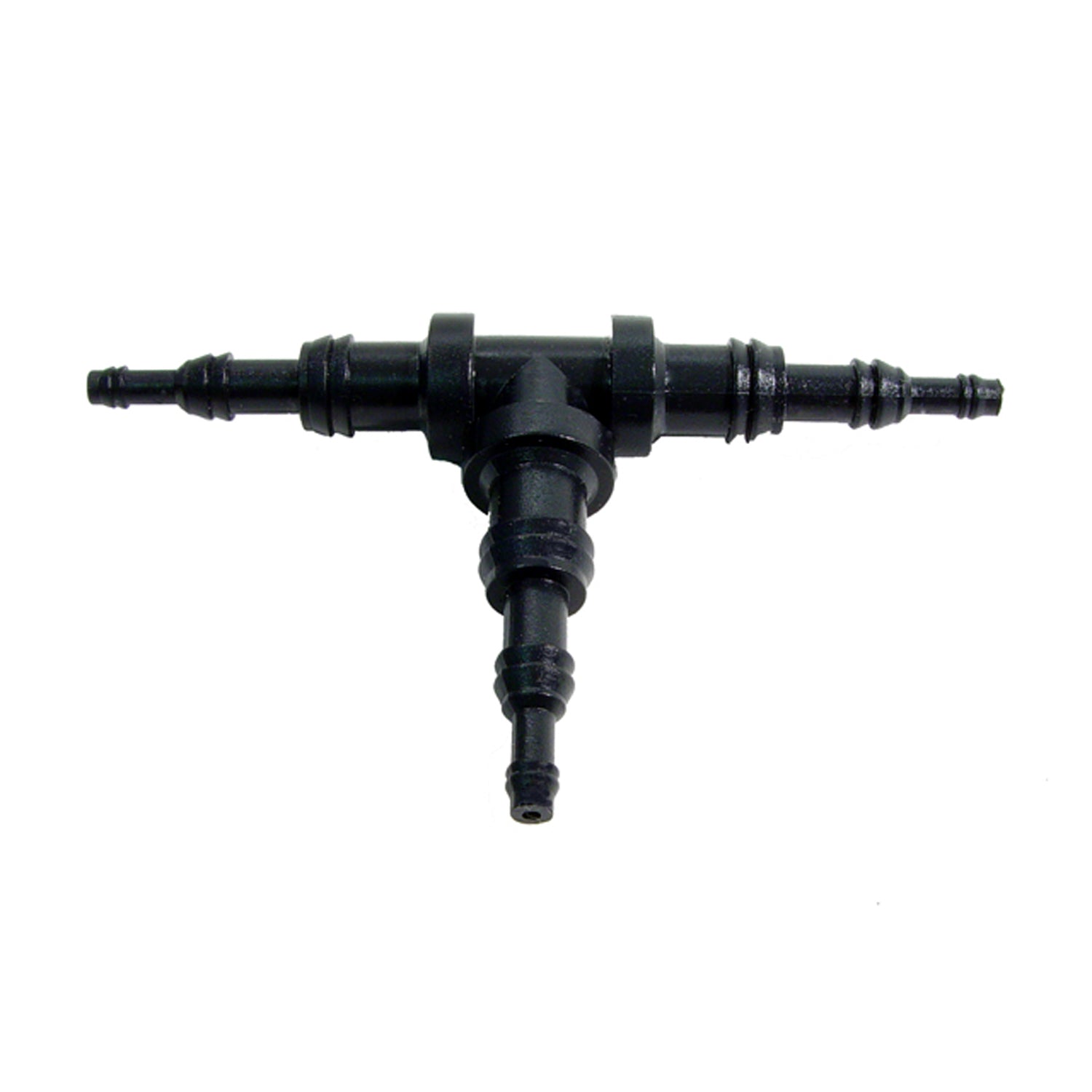 3-Way Vacuum Connector 1/8", 1/4" and 3/8" Black; VH 114