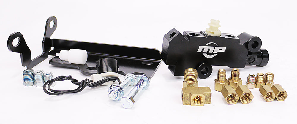 Universal Proportioning Valve Kit for Vehicles with 4 Wheel Disc Brakes