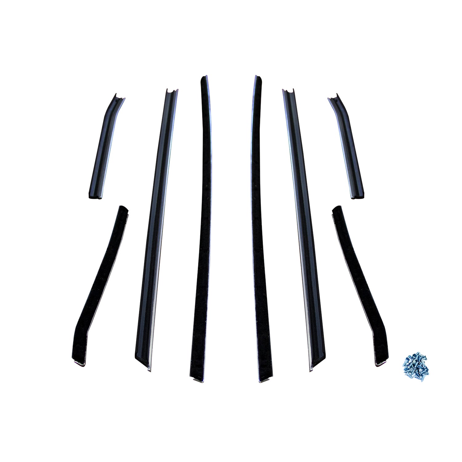 Window Sweeper Kit 8-Piece For Chevrolet Camaro 1968; WC 2008-12