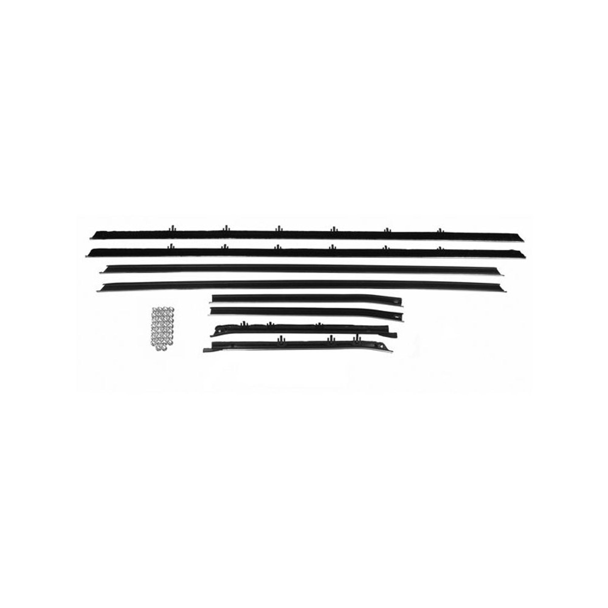 Window Sweeper Kit 8-Piece For Chevrolet Camaro 1968-1969; WC 2008-17