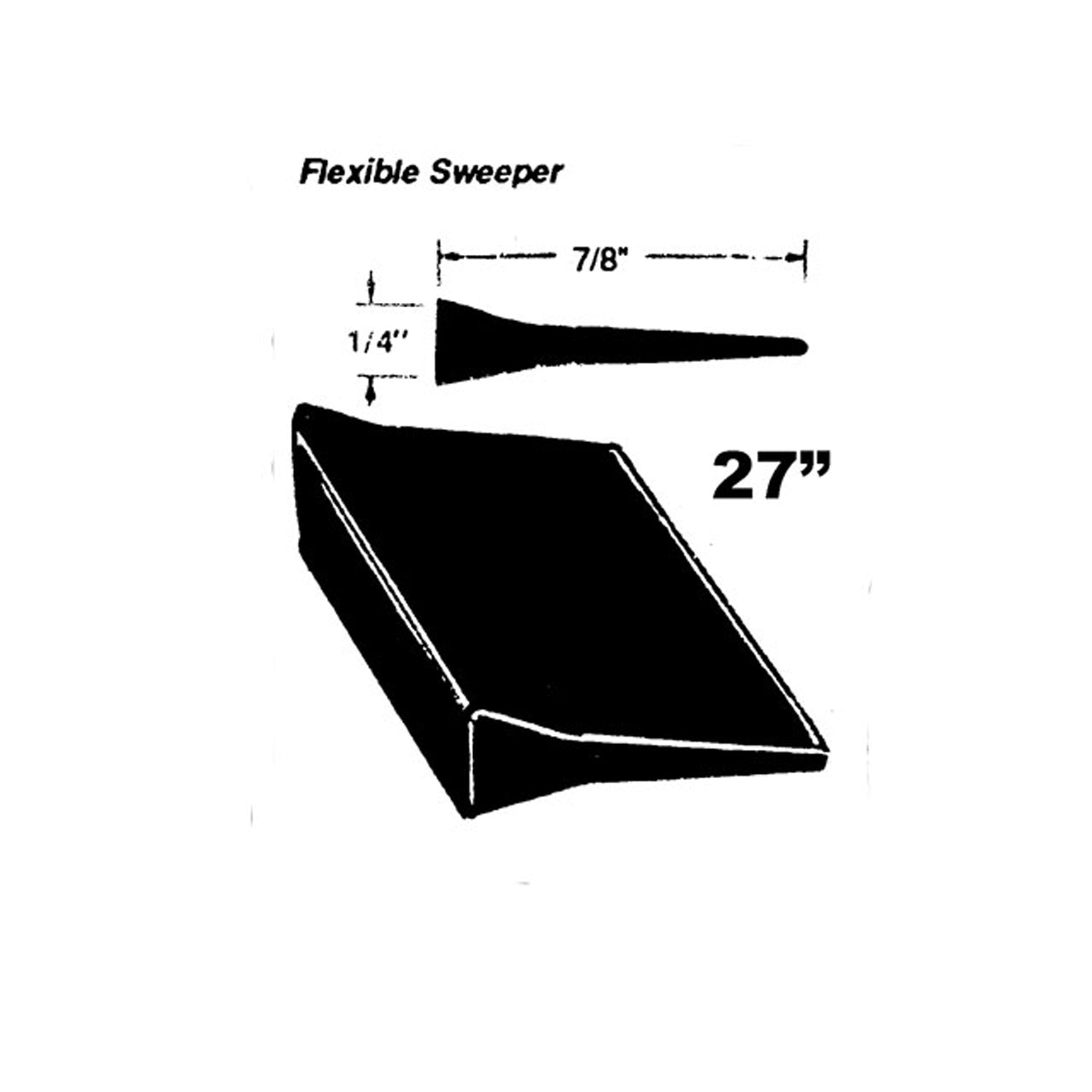7/8" Flexible Window Scraper For Chevrolet Truck 1947-1955; WC 24-A 27