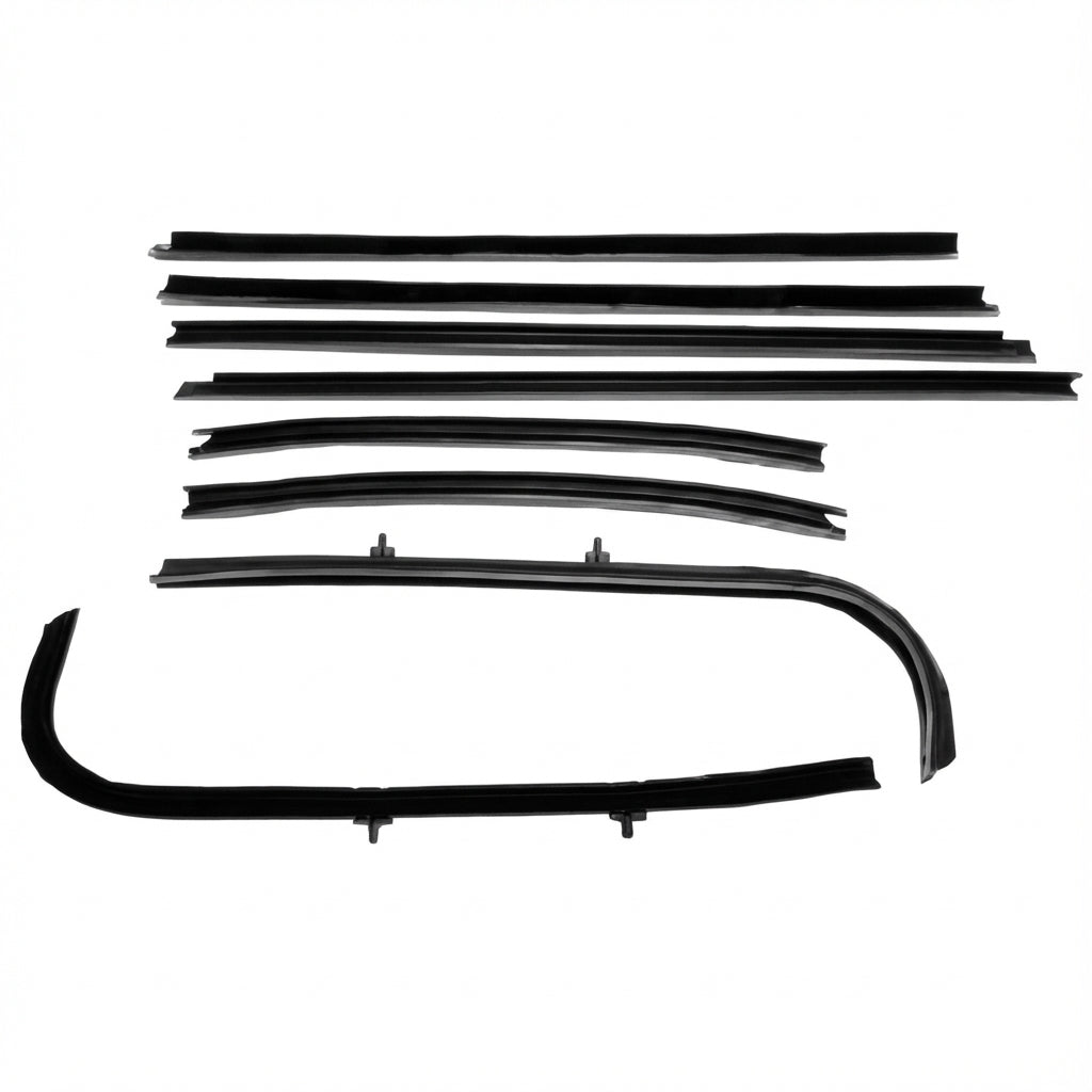 Window Sweeper Kit Fits 1969-72 GTO/Lemans 2 Door Sedan. 8 Piece; WC ...