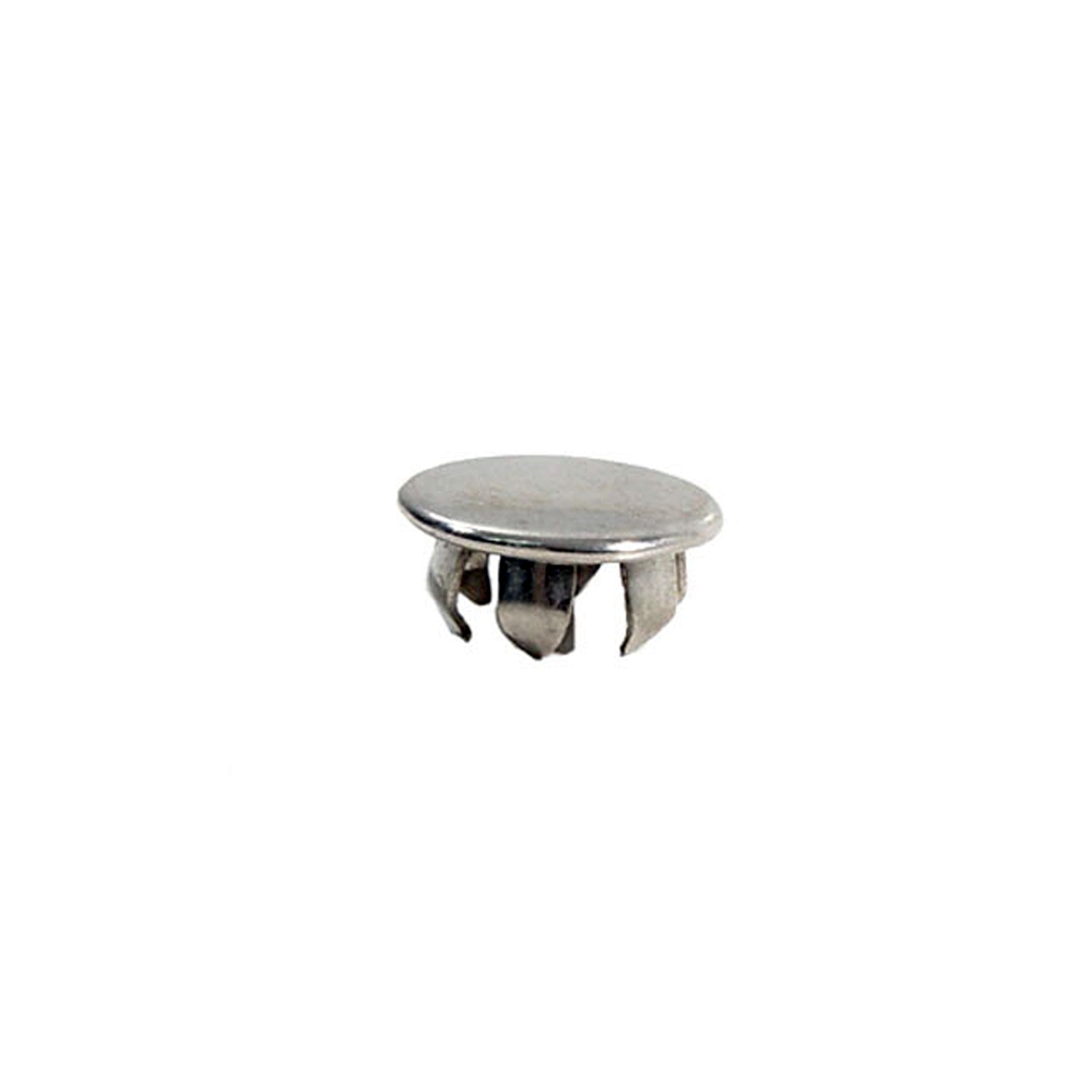 Chrome Plug Button 3/8" Hole Sz, .037"-.078" Max Working Thickness; WF 1000-B