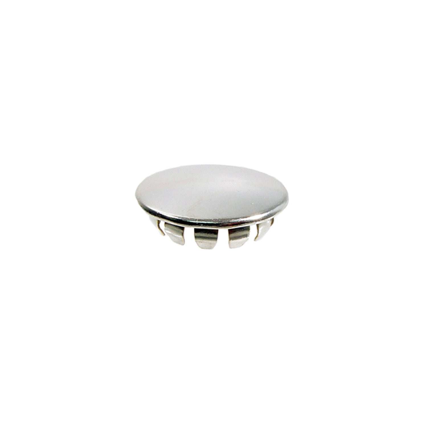 Chrome Plug Button 3/4" Hole Sz, .037"-.093" Max Working Thickness; WF 1000-F