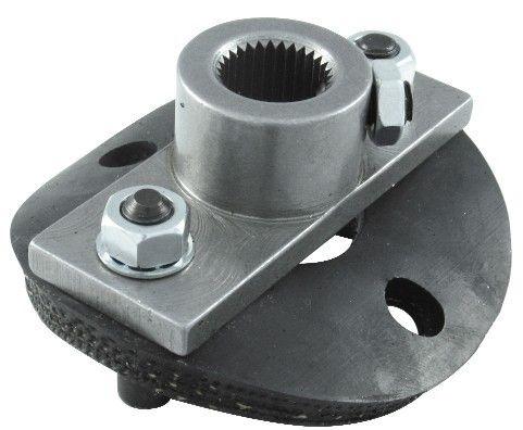 1/2 Rag Joint 13/16-36 Spline with Rubber Disc