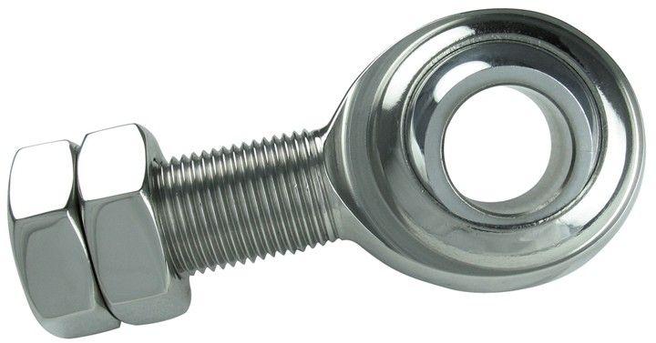 Borgeson Polished Stainless Steel Rod End Bearing Steering Shaft Support for 4/4" Shaft