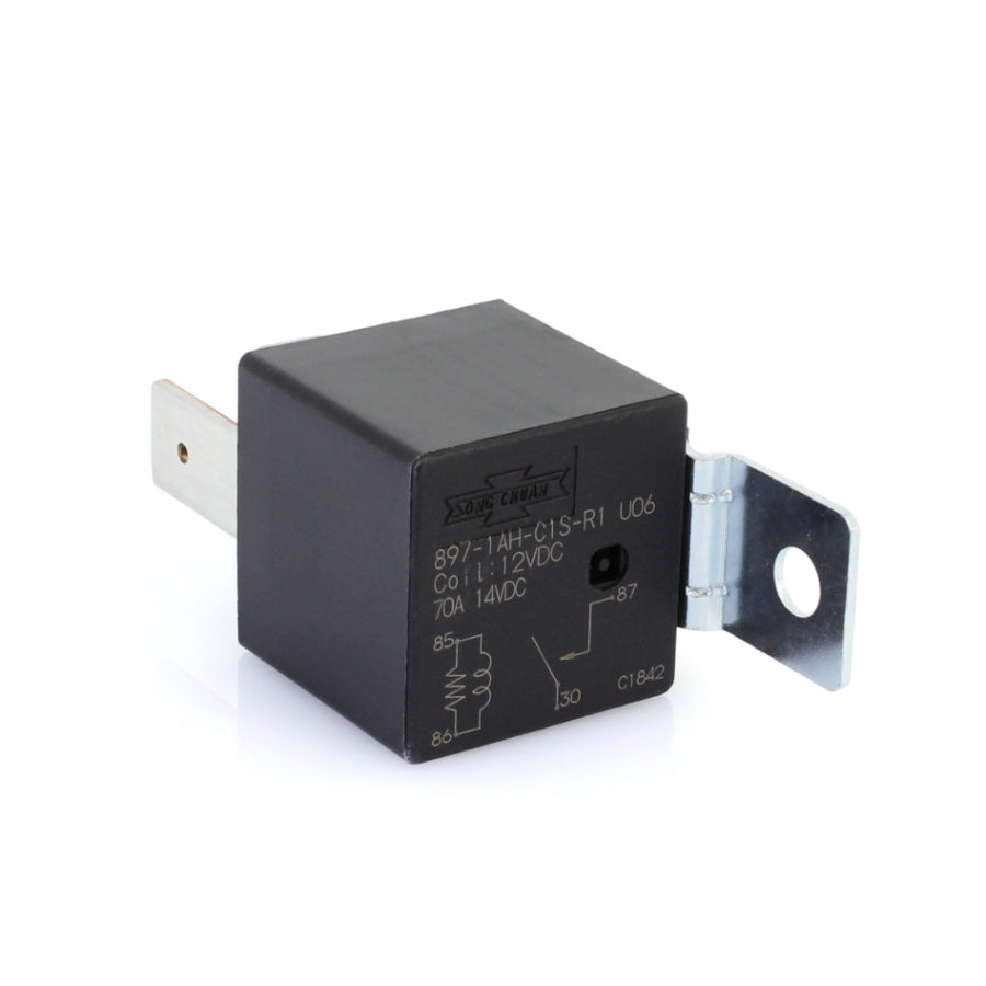 70 Amp Maxi 4 Pin Relay with Mounting Bracket