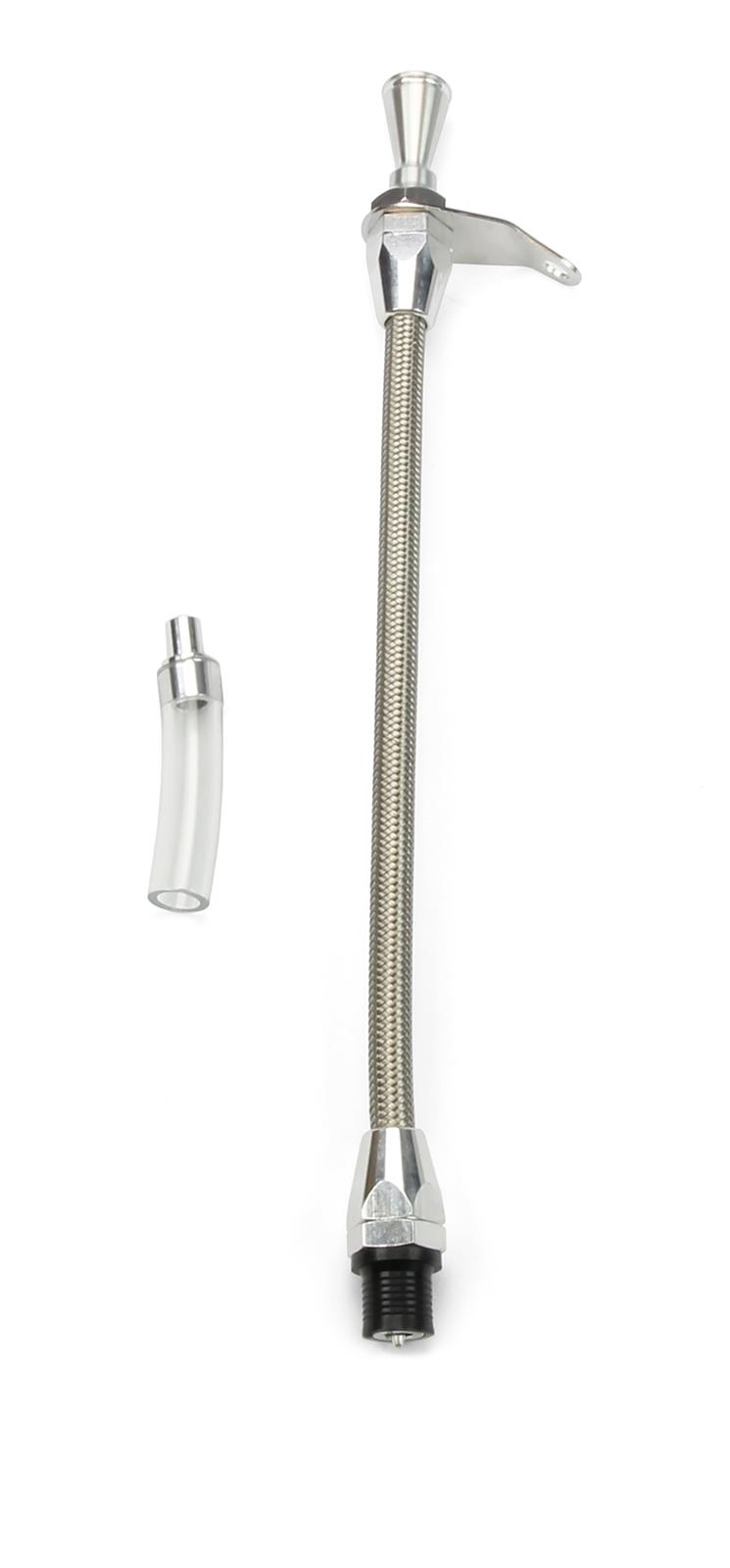 Lokar Hi-Tech Flexible Braided Stainless Transmission Dipsticks Ford AOD/4R70W/AODE