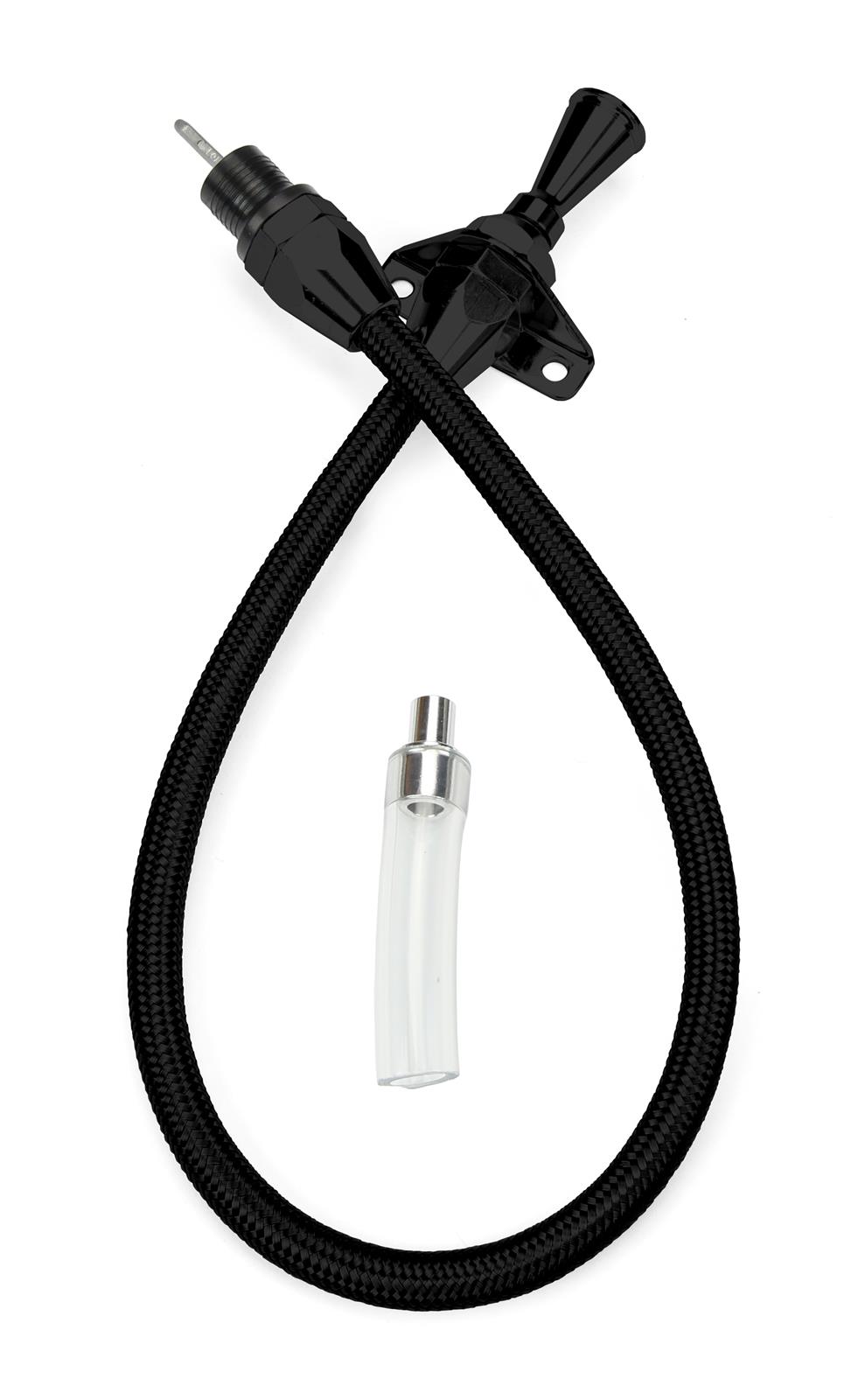 Lokar Hi-Tech Flexible Braided Stainless Transmission Dipsticks Ford AOD/4R70W/AODE