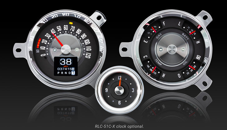 1951-52 Chevy Car Dakota Digital RTX Gauges