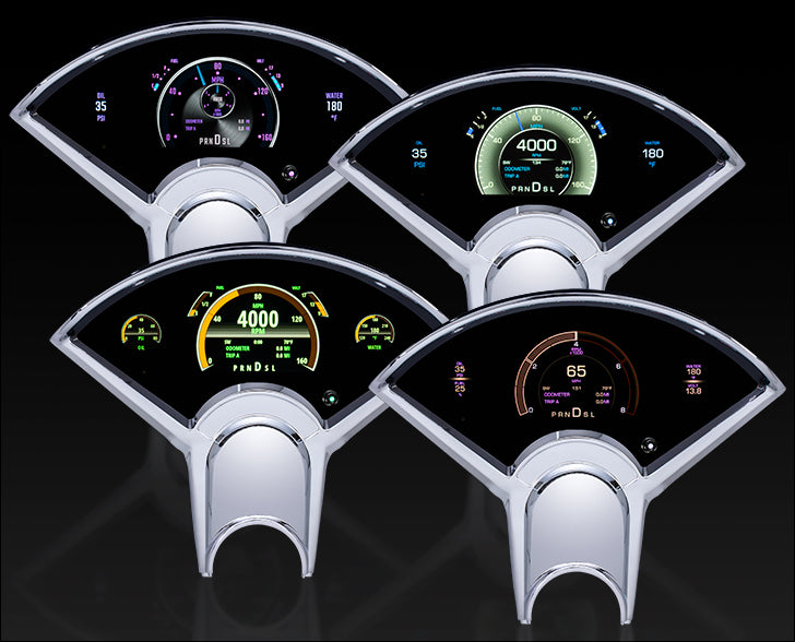 1955-56 Chevy Car Dakota Digital GRFX Gauges