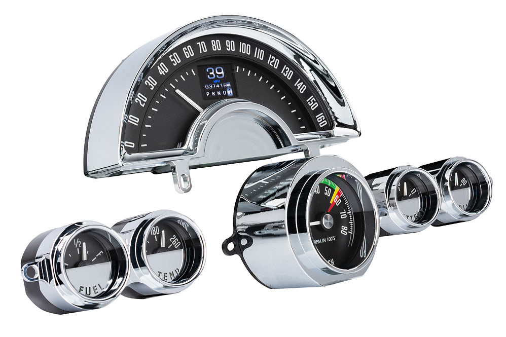 1958-62 Chevy Corvette Dakota Digital RTX Gauges