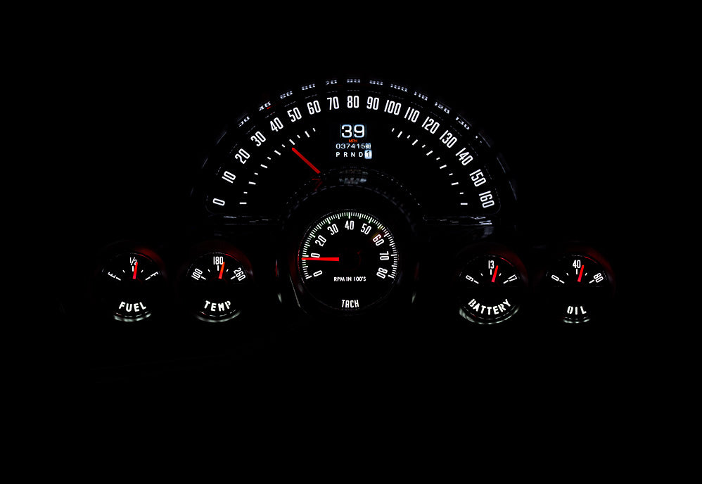 1958-62 Chevy Corvette Dakota Digital RTX Gauges