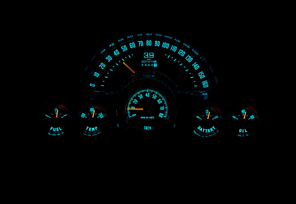 1958-62 Chevy Corvette Dakota Digital RTX Gauges
