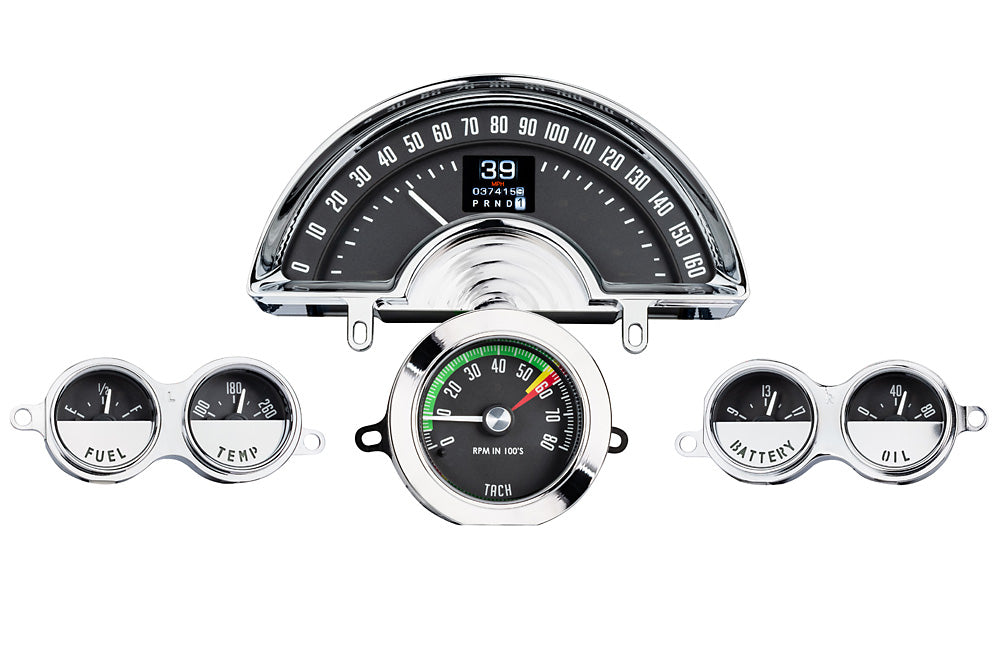 1958-62 Chevy Corvette Dakota Digital RTX Gauges