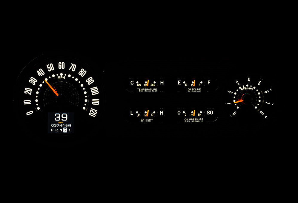 1953-54 Chevy Car Dakota Digital RTX Gauges