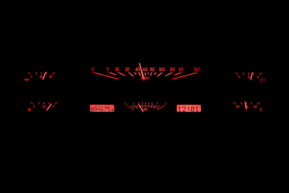 1965-66 Ford Truck Custom Cab VHX Gauges