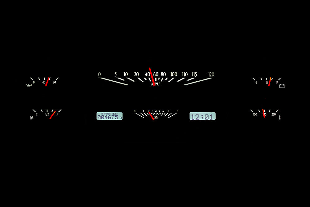 1965-66 Ford Truck Custom Cab VHX Gauges