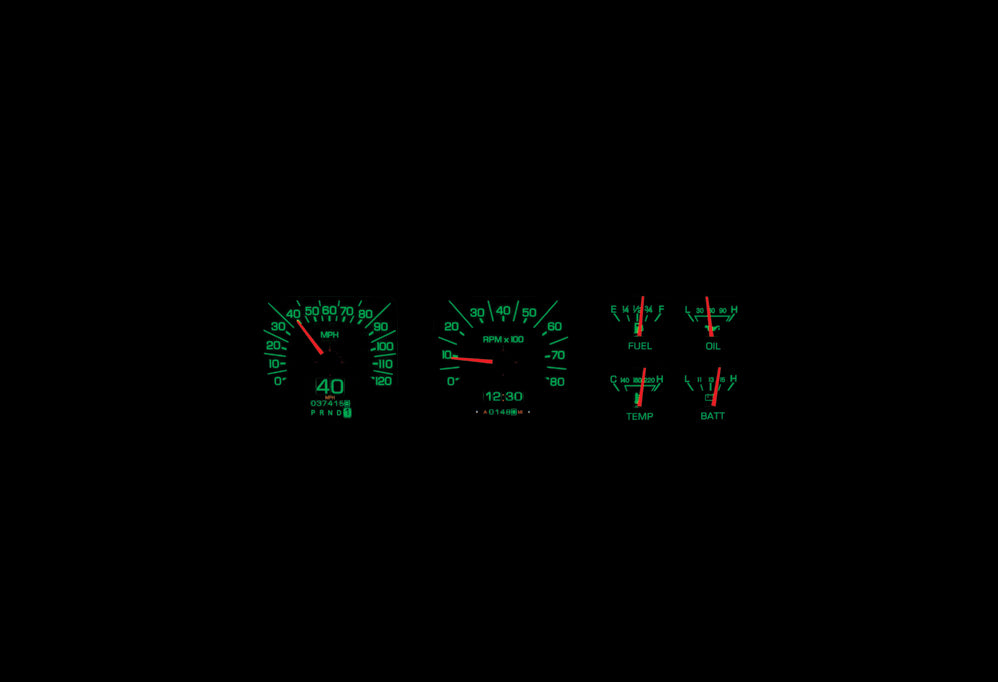 1980-86 Ford Pick up/Bronco Dakota Digital RTX Gauges