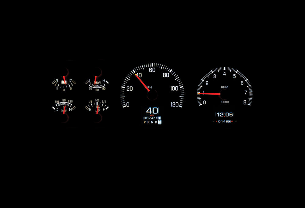 1987-91 Ford Pick up/Bronco Dakota Digital RTX Gauges