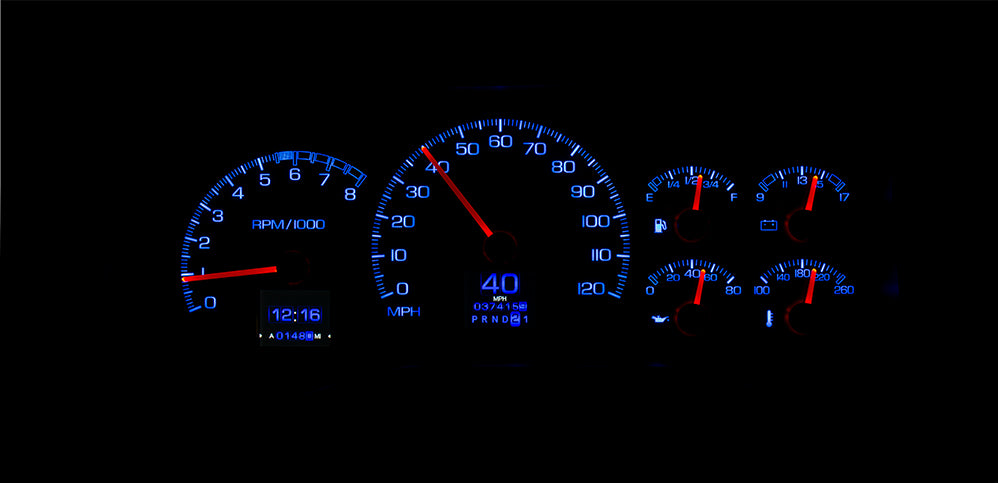 1995-98 Chevy / GMC Truck and SUV Dakota Digital RTX Gauges
