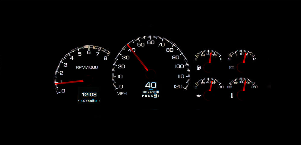 1995-98 Chevy / GMC Truck and SUV Dakota Digital RTX Gauges